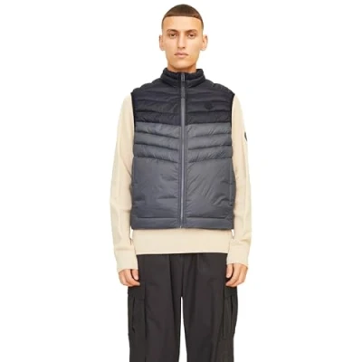 Abbildung von Jack &amp; Jones Puffer Weste, Herren, Größe: Small, Asphalt