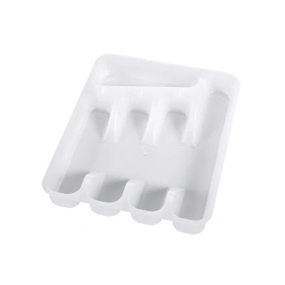 Abbildung von keeeper Besteckkasten mit 5 Fächern, Schubladeneinsatz, 33,5 x 26,5 cm, Pablo, Transparent