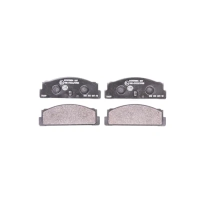 Abbildung von HELLA 8DB 355 007 101 Bremsbelagsatz nicht für Verschleißwarnanzeiger vorbereitet FIAT: X 1/9, 124 Sport Spider, Argenta, PININFARINA: Spedereuropa