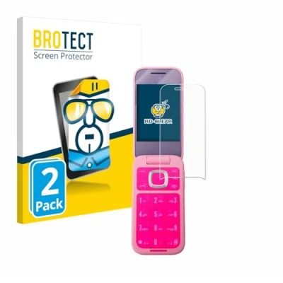 Abbildung von BROTECT (2 Stück Schutzfolie für HMD Barbie Phone Displayschutz Folie Ultra Klar