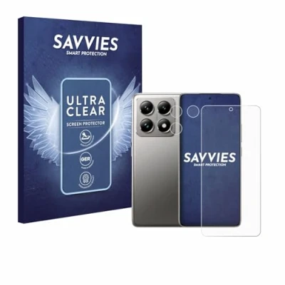 Abbildung von Savvies 18 Stück Schutzfolie für Xiaomi 14T Pro (Display+Kamera) Displayschutz Folie Ultra Transparent