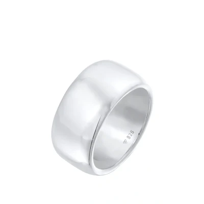 Abbildung von Elli Basic Chunky Ring, Damen, Größe: 54, Silber