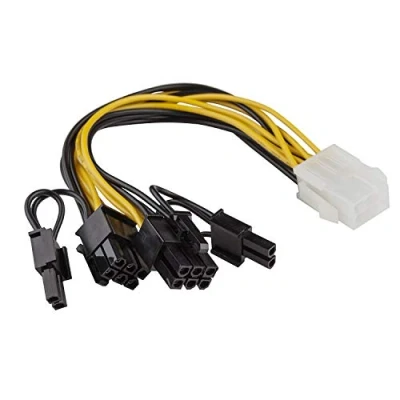 Abbildung von adaptare 36052 Grafikkarten Stromadapter (PCI e, 6 polig weiblich auf Computer Kabel