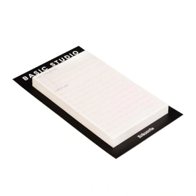 Abbildung von Kokonote Notizblock Block Basic Studios Notizzettel für To Do Liste Einkaufszettel oder Einkaufsliste 10 x 7,5 cm