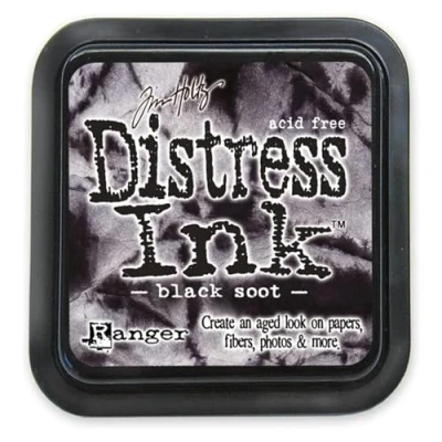 Abbildung von Ranger Distress Inks pad black soot stamp TIM19541 Tim Holtz