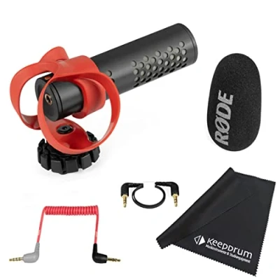 Abbildung von Rode Videomicro II Videomikrofon + keepdrum Mikrofasertuch