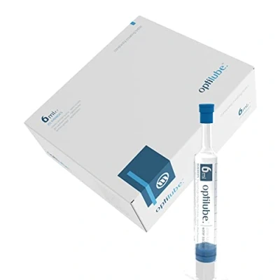 Abbildung von OptiLube Spritzen Steriles Gleitgel in 6ml und 11ml Spritzen, wasserlöslich pH neutral im einfachen Spritzenformat (OptiLube Packung mit 25 Stück)