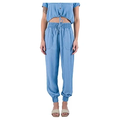 Abbildung von Hurley Damen W Oceancare Chambray Joggerhose Freizeithose, Light Denim22, L