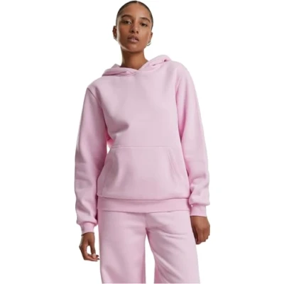Abbildung von Urban Classics Fluffy Kapuzenpullover, Damen, Größe: 4XL, Softpink