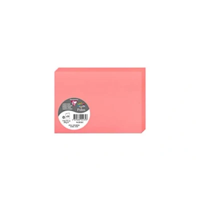Abbildung von Clairefontaine 2235C Packung mit 25 Doppelkarten Pollen, 210g, in Format C6, 110 x 155mm, Litschi