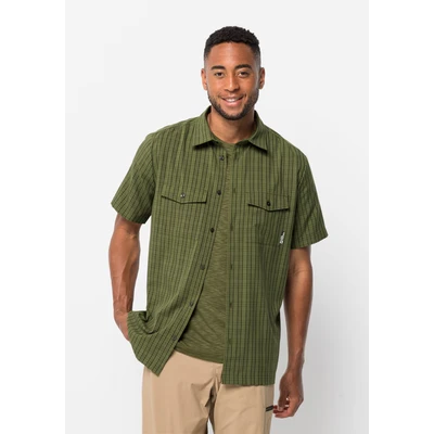 Abbildung von Jack Wolfskin Thompson Hemd, Herren, Größe: Small, Greenwood checks