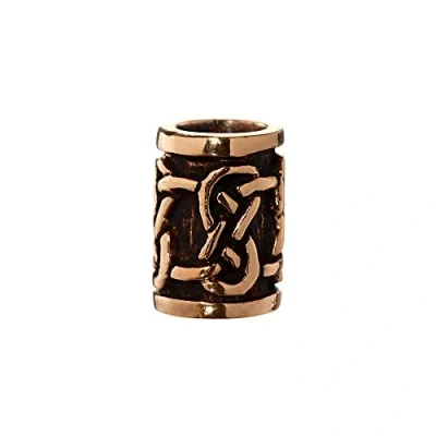Abbildung von NKlaus Haarperle Bartperle DVALIN Keltischer Knoten Bronze Lockenperle 6402