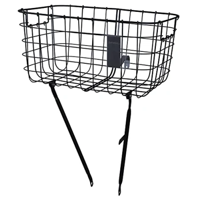 Abbildung von Fahrradkorb Für Vorne Basil Robin 27 Liter 47 X 31 25 Cm Schwarz