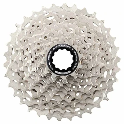 Abbildung von Kassette 12 Fach Shimano Ultegra CS R8100 11 30Z Silber