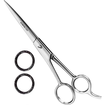 Abbildung von Utopia Care 6,5 zoll Edelstahl Haarschere Friseurschere Professionelle Haar und Bartschneideschere Scharf, langlebig (Silber) (Silber, Zoll)