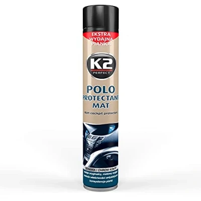 Abbildung von K2 Autocockpit Pflege Kunststoff, mattes Aussehen, antistatisch, UV Filter, Schaum 750ml