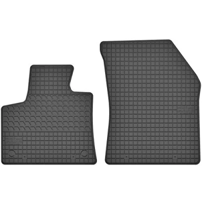 Abbildung von Gummimatten Vorne Gummi Fußmatten Satz für Peugeot 3008 II (ab 2016) / 5008 2017) Opel Grandland X 2 teilig Passgenau