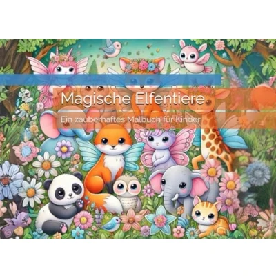Abbildung von Magische Elfentiere: Ein zauberhaftes Malbuch für Kinder