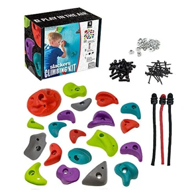 Abbildung von Slackers Climbing Kit (20 Stecker) für Jugendliche, Unisex, Mehrfarbig, Einheitsgröße