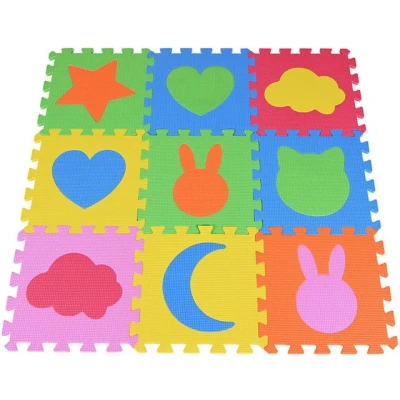 Abbildung von Knorrtoys® Puzzle Formen, 9 Puzzleteile, Puzzlematte, Bodenpuzzle