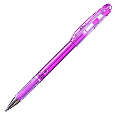 Abbildung von Pentel BG208 Slicci Metallic Gel Tintenroller mit Nadelspitze, 0.4 mm, pink