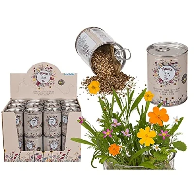 Abbildung von Blumenwiese in der Dose, Geschenk Mama, Kleine Geschenke, Geschenk, Geschenkidee