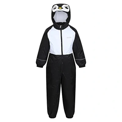 Abbildung von Regatta Unisex Baby Mudplay III Schneeanzug, Black Penguin, 12 Months