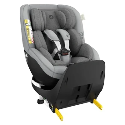 Abbildung von Maxi Cosi Mica Pro Eco i Size, 360 Kindersitz mit ISOFIX, 0 4 Jahren, 40 105 cm, ClimaFlow, G CELL Seitenaufprallschutz, drehbarer Kindersitz, Neugeborene &amp; Kleinkindsitz, Authentic Grey