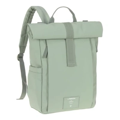 Abbildung von LÄSSIG Wickelrucksack Green Label, Rolltop Up, silver green, vegan, zum Teil aus recyceltem Material
