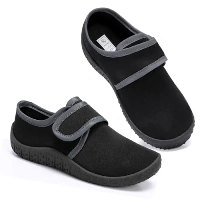 Abbildung von Kinder Wasserschuhe Jungen Badeschuhe Aquaschuhe Schwimmschuhe Strandschuhe rutschfeste Schuhe Schnell Trocknend(Schwarz 31EU)