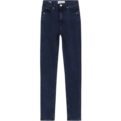 Abbildung von Calvin Klein Jeans HIGH RISE Skinny Fit, Damen, Größe: 26x32, Denim dark