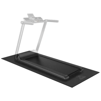 Abbildung von HAPBEAR Bodenschutzmatte Für Sportgeräte Fitnessgeräte Hohe Dichte PVC 152 x 76 cm 6 mm Dicke, Bodenmatte Unter Laufband, Ellipsentrainer, Peloton Fahrradmatte HBEM01
