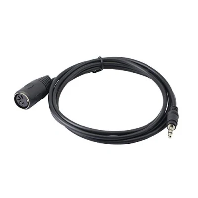 Abbildung von CERRXIAN 5 poliges Din MIDI Kabel, 3,5 mm (1/8 Zoll) TRS Stereo Stecker auf poliger Stecker, professioneller Premium Audio Adapter für Bang &amp; Olufsen, Naim, Quad.Stereo Systeme