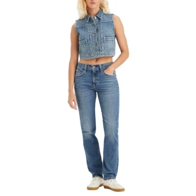 Abbildung von Levi&#039;s Middy Straight Jeans Leg, Damen, Größe: 24x31, On trend
