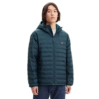 Abbildung von Levi&#039;s Presidio Packable Hooded Winterjacke, Herren, Größe: XL, Green