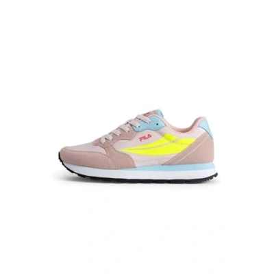 Abbildung von Fila Hypert Sneaker low, Damen, Größe: 40, Mauve chalk acid lime Leder/synthetik