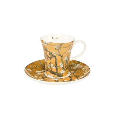 Abbildung von Goebel Vincent Van Gogh Espressotasse mit Untertasse Artis Orbis Mandelbaum aus Fine Bone China 0,1L, Höhe: 8cm, 67 011 57 1