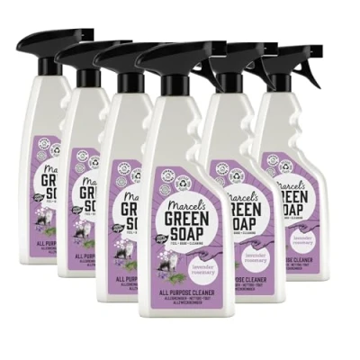 Abbildung von Marcel&#039;s Green Soap Allzweckspray Lavendel &amp; Rosmarin Reinigungsspray 100% Umweltfreundlich Vegan 97% Biologisch abbaubar 6er Pack 500 ml