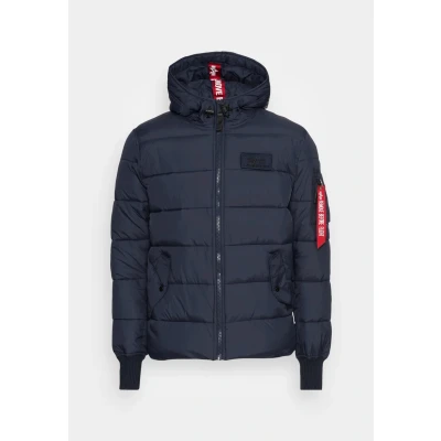 Abbildung von Alpha Industries Puffer Winterjacke, Herren, Größe: XXL, Blue