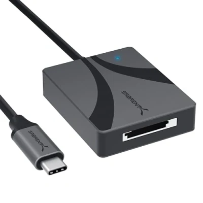 Abbildung von SABRENT CFexpress typ A Kartenleser, USB C 3.2x2 auf cf Express speicherkartenleser, überträgt 800MBps Externe Kartenlesegeräte, Kartenadapter für Fotografen, Videofilmer (CR CFXA)