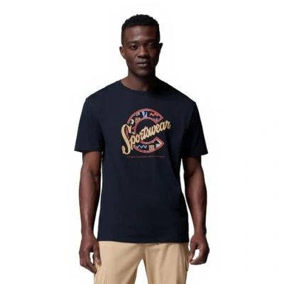 Abbildung von Columbia Rapid RIDGE Graphic TEE Tshirt print, Herren, Größe: Large, Black