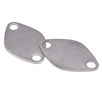 Abbildung von Auto AGR Ventildichtung, 2 Stk. Edelstahl Ventil Blindplatte Kit für Espace Laguna Master Trafic Vauxhall Movano