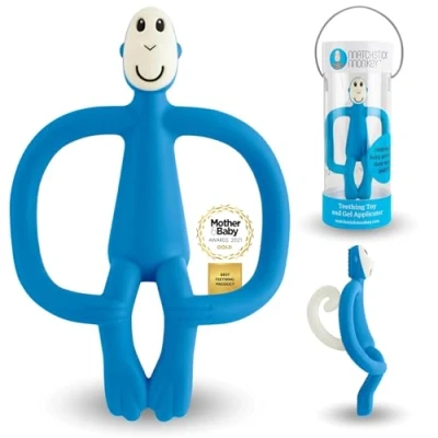 Abbildung von Matchstick Monkey Beißring / Zahnungshilfe Beißspielzeug für wundes Zahnfleisch Affe Original