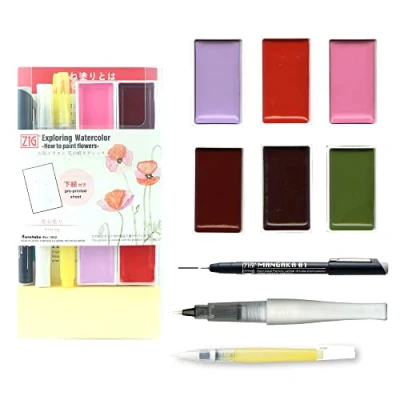 Abbildung von How to paint Flowers kit 1, Glazing