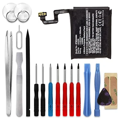Abbildung von subtel® Smartwatch Ersatz Akku A2058 Ersatzakku für Apple Watch 4 40mm 220mAh + Werkzeug Set Batterie Fitnesstracker