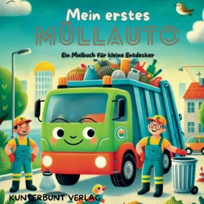 Abbildung von Mein erstes Müllauto Malbuch für kleine Entdecker ab 3 Jahren mit 50 faszinierenden Ausmalbildern