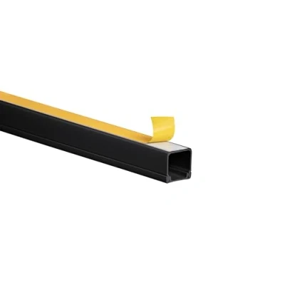 Abbildung von KOMIB Kabelkanal/Kabelkanäle Verschiedene Größe Schwarz Selbstklebend Je Stange 1M (10m, 20 x mm)
