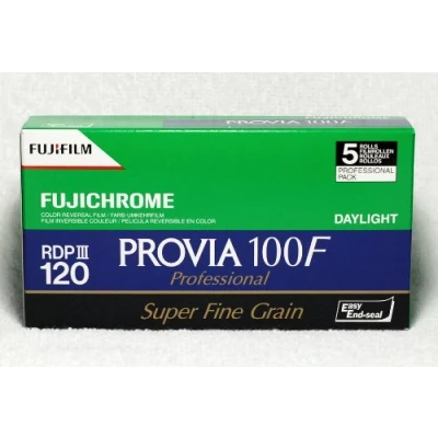 Abbildung von Fujifilm Fujichrome RDP III Provia 100F Farbumkehrfilm (120, 5 er Pack)