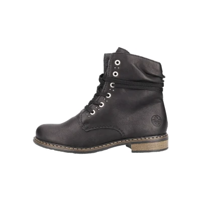Abbildung von Rieker Schnürboots mit dezenter Nietenverzierung