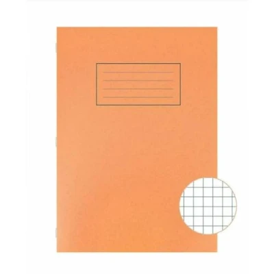 Abbildung von Silvine Schulheft, A4, Orange Liniert mit Rand, 80 Blatt, 10 Stück